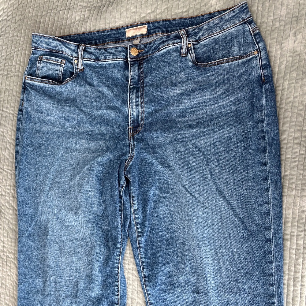 KUT "Charlotte" High Rise Culotte Jeans 20W